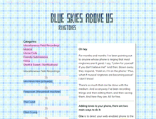 Tablet Screenshot of here.blueskiesabove.us